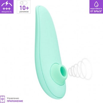 Бесконтактный клиторальный стимулятор WOMANIZER CLASSIC 2 MARILYN MONROE мятный + Подарок