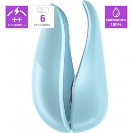 Бесконтактный клиторальный стимулятор WOMANIZER LIBERTY голубой + Подарок