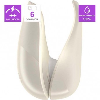 Бесконтактный клиторальный стимулятор WOMANIZER LIBERTY жемчужный + Подарок